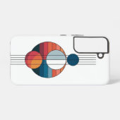 Coque Samsung Galaxy Art Bauhaus en cinq lignes et sphères (Verso Horizontal)