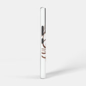 Coque Samsung Galaxy Art Brown Abstrait (Côté droit)