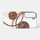 Coque Samsung Galaxy Art Brown Abstrait (Verso Horizontal)