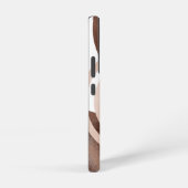 Coque Samsung Galaxy Art Brown Abstrait (Côté droit)