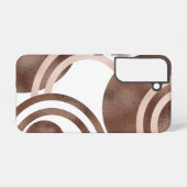 Coque Samsung Galaxy Art Brown Abstrait (Verso Horizontal)