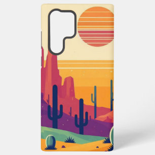Coque Samsung Galaxy Art coloré du désert du sud-ouest
