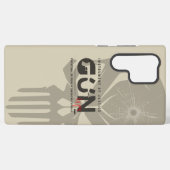 Coque Samsung Galaxy Art de monogramme de pistolet | (Verso Horizontal)