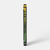 Coque Samsung Galaxy Art Déco En Vert Et Or (Côté gauche)