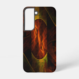 Coque Samsung Galaxy Art fractal abstrait moderne Jungle Mystique