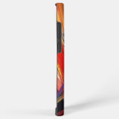 Coque Samsung Galaxy Art moderne à brosse dynamique (Côté droit)