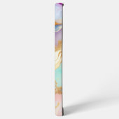 Coque Samsung Galaxy Art parties scintillant abstrait en marbre pastel (Côté gauche)