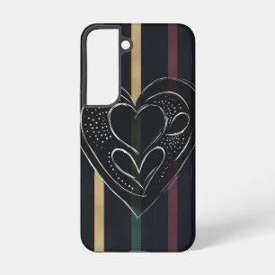 Coque Samsung Galaxy Art pop rétro foncé