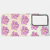 Coque Samsung Galaxy Art rose Lotus (Côté gauche)