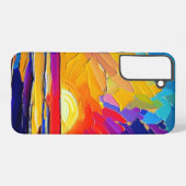 Coque Samsung Galaxy Artwork moderne de Sunset Beach Abstrait (Verso Horizontal)