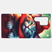 Coque Samsung Galaxy assistant cat (Verso Horizontal)