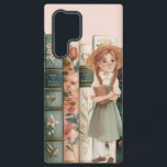 Coque Samsung Galaxy Auteur de livres | Anne des pignons verts | Livres<br><div class="desc">Cette mignonne mallette téléphonique est ornée de livres décoratifs à fleurs. Les épines sur les livres ont tous les livres de la série Anne of Green Gables de LM Montgomery.</div>