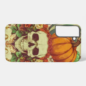 Coque Samsung Galaxy Automne/Automne/Halloween/citrouille/squelette (Verso Horizontal)