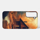 Coque Samsung Galaxy Automne/Automne/Halloween/Peinture rustique (Verso Horizontal)