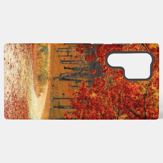 Coque Samsung Galaxy automne dans la forêt (Verso Horizontal)