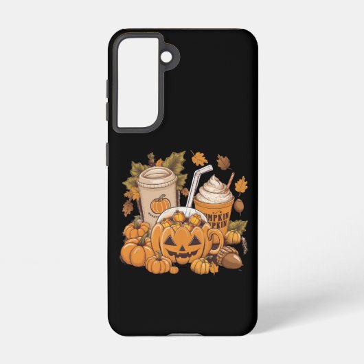 Coque Samsung Galaxy Automne Famille Halloween Thanksgiving mignon Auto (Verso)