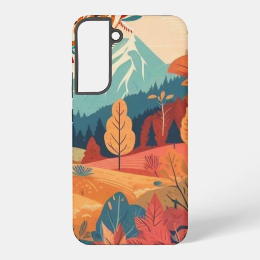 Coque Samsung Galaxy Automne/feuilles/coloré (Verso)