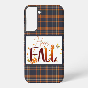 Coque Samsung Galaxy Automne/Feuilles/Plaid