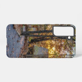 Coque Samsung Galaxy Automne Woods Sunset Walkway Samsung Téléphone Cas (Verso Horizontal)