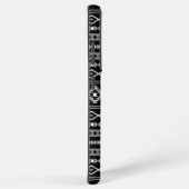 Coque Samsung Galaxy Aztec blanc gris noir Motifs mélangés Motif (Côté droit)