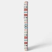 Coque Samsung Galaxy Aztec Blue Red Black Cream Mixte Motifs Motif (Verso Horizontal)