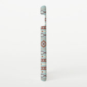 Coque Samsung Galaxy Aztec Mixte Motif Motif Rusts Crème Bleu (Côté droit)