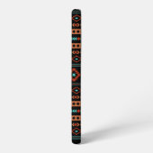 Coque Samsung Galaxy Aztec Rusts Turquoise Noir Motifs mélangés Motif (Côté gauche)