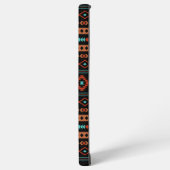 Coque Samsung Galaxy Aztec Rusts Turquoise Noir Motifs mélangés Motif (Côté gauche)