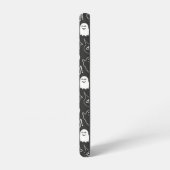 Coque Samsung Galaxy B&W Cute Doodle Halloween Motif (Côté gauche)