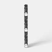 Coque Samsung Galaxy B&W Cute Doodle Halloween Motif (Côté gauche)