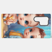 Coque Samsung Galaxy babys Bliss : Couverture arrière mobile (Verso Horizontal)
