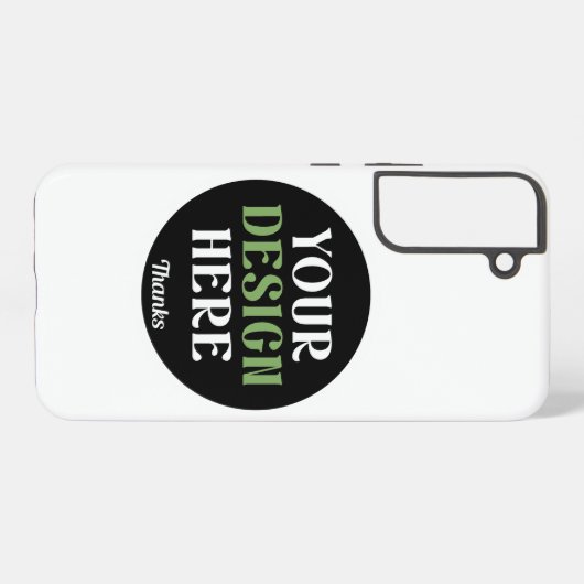 Coque Samsung Galaxy baiser personnalisé, unique, élégant et minimalist (Verso Horizontal)