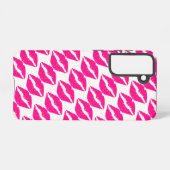 Coque Samsung Galaxy Baisers rose blanc mignon motif cravate Coque-Mate (Verso Horizontal)
