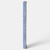 Coque Samsung Galaxy Balances de poissons de sirène bleu Holographique  (Côté gauche)