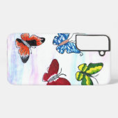 Coque Samsung Galaxy "Balise Papillon" (Verso Horizontal)
