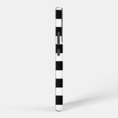 Coque Samsung Galaxy Bandes noires et blanches (Côté droit)