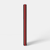Coque Samsung Galaxy Bandes noires rouges (Côté gauche)