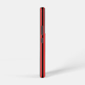 Coque Samsung Galaxy Bandes noires rouges (Côté droit)