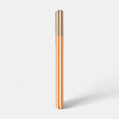 Coque Samsung Galaxy Bandes orange Brown (Côté gauche)