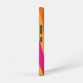 Coque Samsung Galaxy Bandes rétro Gras Rose orange (Côté droit)