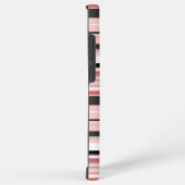 Coque Samsung Galaxy Bandes roses gris mignonnes (Côté droit)