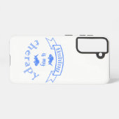 Coque Samsung Galaxy Bannière ruban La pêche est ma thérapie (Verso Horizontal)