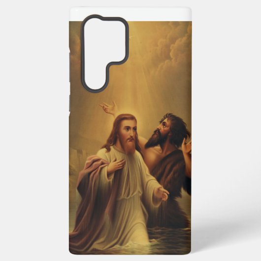 Coque Samsung Galaxy Baptême de Jésus-Christ (Verso)