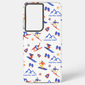 Coque Samsung Galaxy Baqueira Beret Espagne Ski Motif de snowboard (Verso)