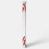 Coque Samsung Galaxy Baseball et Softball Couture Rouge (Côté gauche)