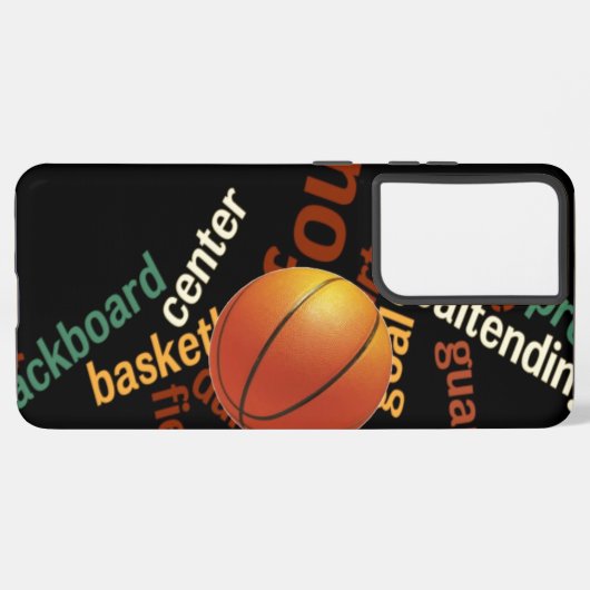 Coque Samsung Galaxy Basket-Ball Le Jeu Des Champions (Côté gauche)