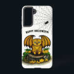 Coque Samsung Galaxy Bat d'Halloween mignonne<br><div class="desc">Cute chauve-souris Halloween,  dessin au crayon coloré pour les enfants par Krisi ArtKSZP. Autres Produits >>> Dans Boutique ArtKSZP >>> Halloween de catégorie >>>> Cute chauve-souris Halloween</div>