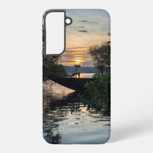 Coque Samsung Galaxy Bateau de pêche Sunrise Samsung Téléphone Case