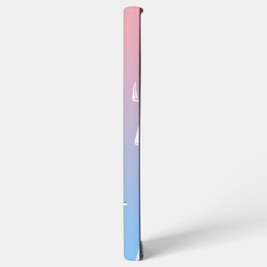 Coque Samsung Galaxy Bateaux à voile sur l'océan (Côté gauche)