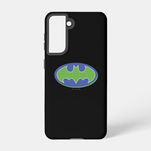 Coque Samsung Galaxy Batman | Symbole pourpre et vert (Verso)